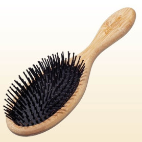 Bamboo brush with nylon bristles, small Comair - 1