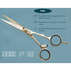 Movable thumb ring (pat.) for relaxed cutting. Tuckmar - 1