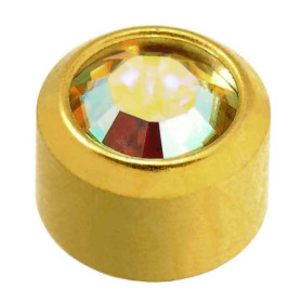 24 CT Gold Plate Studs Caflon - 1