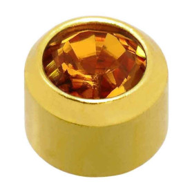 24 CT Gold Plate Studs Caflon - 1