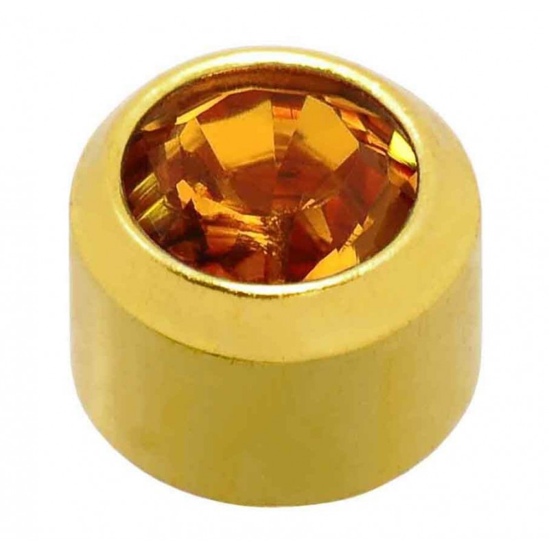 24 karatų auksu padengti auskarai (aukso spalvos) Caflon - 1