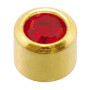 24 CT Gold Plate Studs Caflon - 1