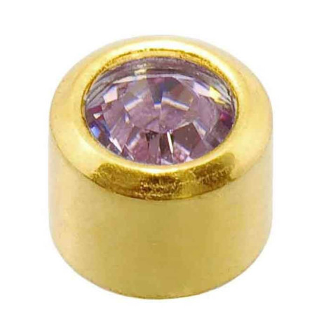 24 CT Gold Plate Studs Caflon - 1