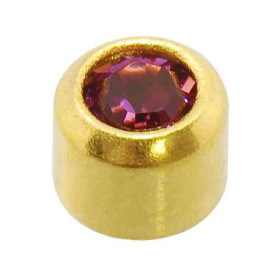 24 CT Gold Plate Studs Caflon - 1