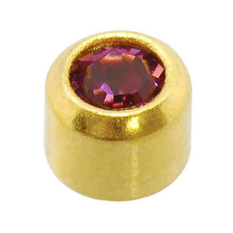 24 CT Gold Plate Studs Caflon - 1