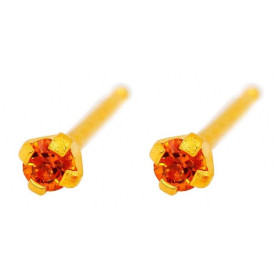 Gold Plate Studs Caflon - 1