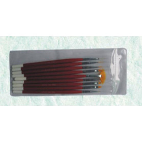 Brush kit, 9 pcs Lker - 1