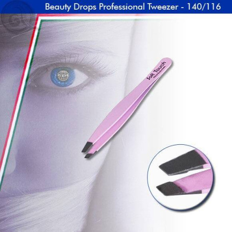 Tweezer Soft Touch ROSE, 95 mm Kiepe - 1