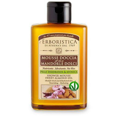 SHOWER MOUSSE Sweet Almond Oil ERBORISTICA - 1