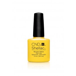 Shellac nail polish - BICYCLE YELLOW CND - 1