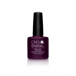 Shellac nail polish - DARK LAVA CND - 1