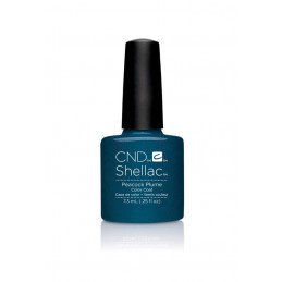 Shellac nail polish - PEACOCK PLUME CND - 1