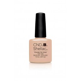 Shellac nail polish - POWDER MY NOSE CND - 1
