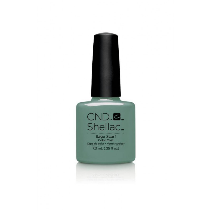 Shellac nail polish - SAGE SCARF CND - 1