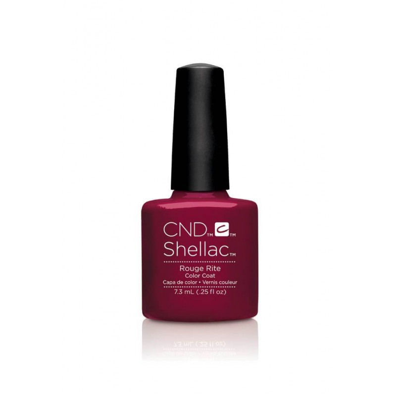 Shellac nail polish - ROUGE RITE CND - 1